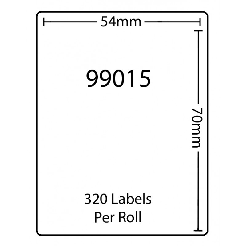 Dymo 99015 Compatible Thermal White Address Labels (Pack of 100)